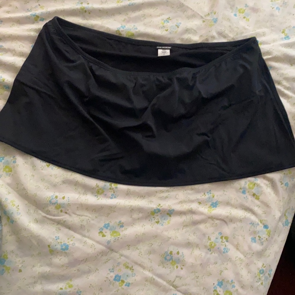 Joe boxer black Skirt bikini bottoms 3x